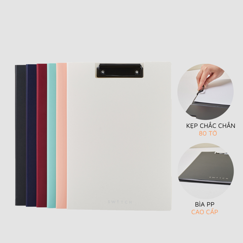 Bìa Kẹp Trình Ký Đôi Nhựa PP WB420