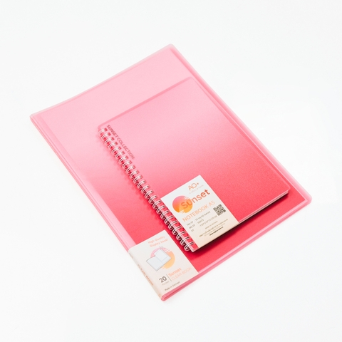 [Combo Sunset 1] Sổ tay A5 + Bìa lá A4