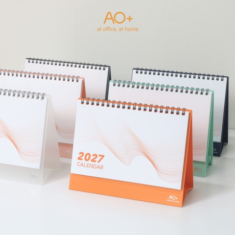 Lịch để bàn 2027 có ngày âm nhỏ gọn AA704