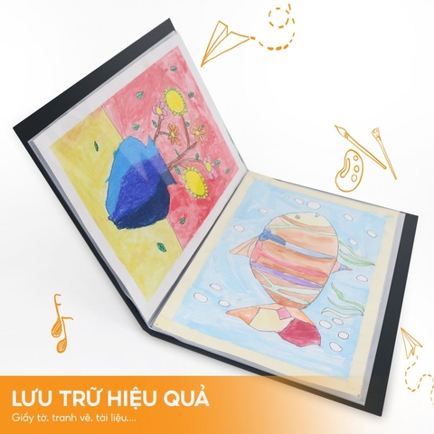 Bìa Lá A3 Clear Book FD302