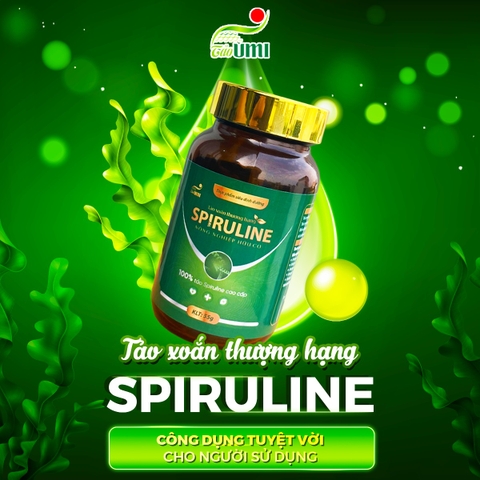 TẢO XOẮN THƯỢNG HẠNG SPIRULINE 600V