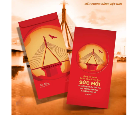 Phong bao lì xì Câu Gốc Năm Mới 2024 (Mua nhiều giảm giá)