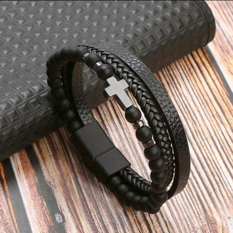 Vòng tay thập tự vintage cho Nam