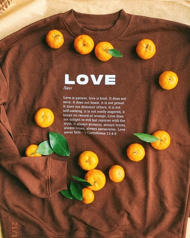 ÁO NỈ CHÂN CUA in thông điệp thiết kế (Mẫu mới 2024)