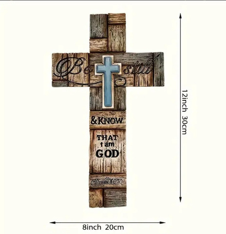 Thập tự giá gỗ công nghiệp treo tường 20x30Cm