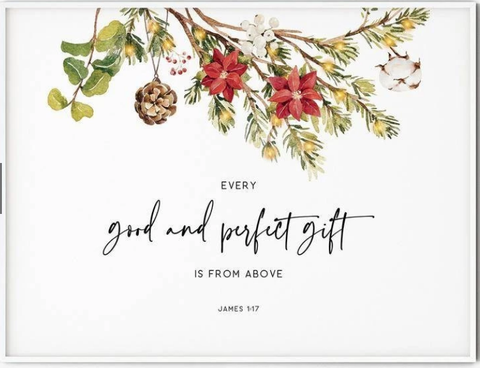 Tranh Vải Giáng sinh và Năm Mới 40*50cm