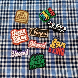 Jibitz Pin Cài Dép Cao Su Cơ Đốc Nhiều Mẫu [ Giao mẫu ngẫu nhiên hoặc Ghi chú đơn hàng để lựa chọn mẫu]