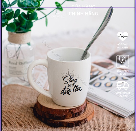 Cốc Chàng Sứ Có Quai 260ml  Chính hãng Minh Châu