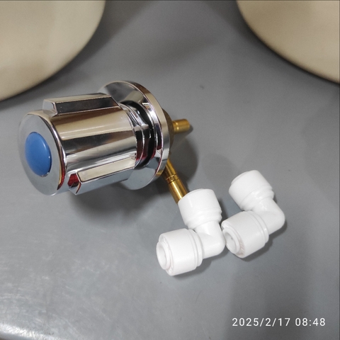 Củ khóa xoay - Lạnh (xanh) dùng cho cây lọc nước nóng lạnh gia đình