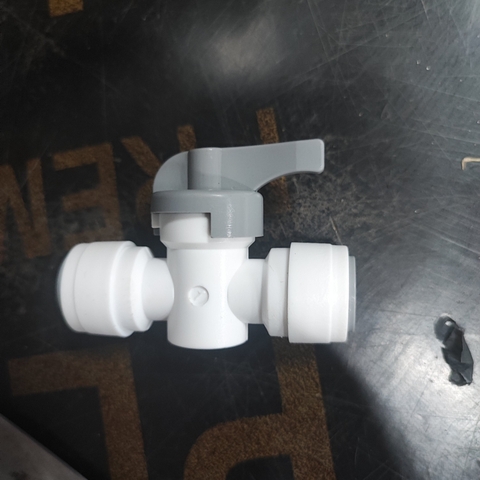 Van xả thải nối nhanh ống phi 10 mm dùng cho máy lọc nước RO gia đình