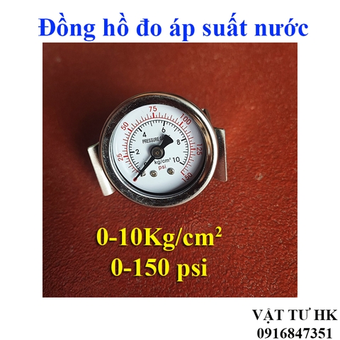 Đồng hồ đo áp suất cơ dùng cho máy lọc nước ro gia đình