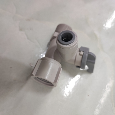 Van khẩu khóa nhựa nối ống dây 10 mm dùng cho máy lọc nước RO gia đình