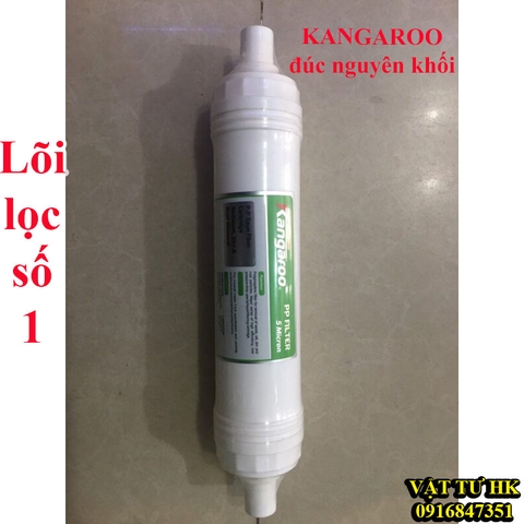 Lõi lọc thô dạng đúc số 1 - PP 5 micron dùng cho máy lọc nước RO KANGAROO