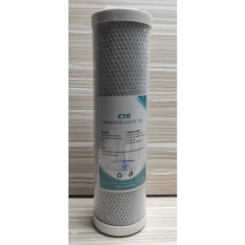 Lõi lọc thô số 2 3 CTO than nén dùng cho máy lọc nước RO gia đình