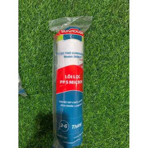 Lõi lọc thô số 1 PP 5 Micron dùng cho máy lọc nước ro SUNHOUSE