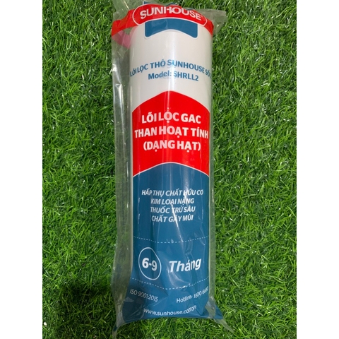 Lõi lọc thô số 2 GAC hạt than hoạt tính dùng cho máy lọc nước ro SUNHOUSE