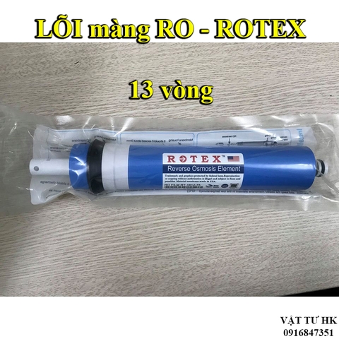 Lõi lọc số 4 ROTEX 13 vòng đóng túi, màng RO dùng cho máy lọc nước ro gia đình