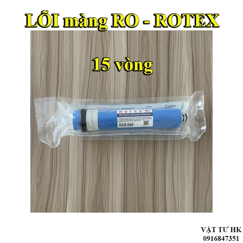 Lõi lọc số 4 ROTEX 15 vòng đóng túi, màng RO dùng cho máy lọc nước ro gia đình