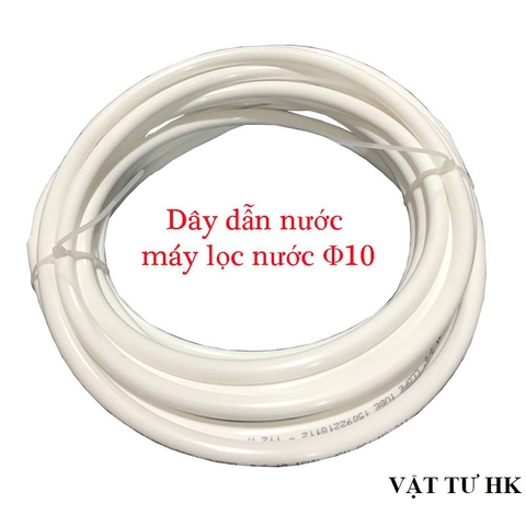 1 mét Ống dây phi 10 - Trắng dùng cho máy lọc nước ro gia đình