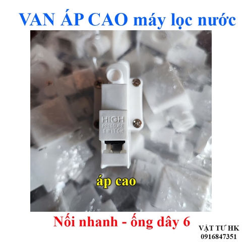 Van áp cao dùng cho máy lọc nước RO gia đình