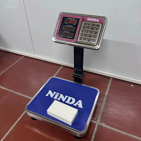 Cân điện tử 100kg NiNDA SNG-100T tính giá cân thực phẩm, cân bán hàng