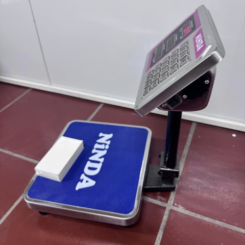 Cân điện tử 100kg NiNDA SNG-100T tính giá cân thực phẩm, cân bán hàng