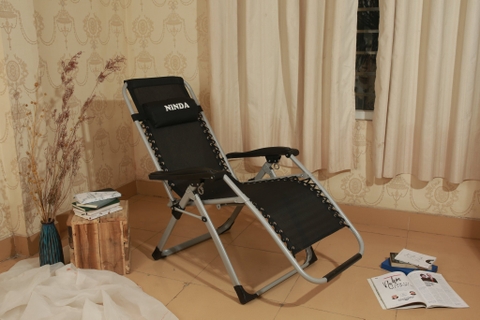 Ghế xếp thư giãn NiNDA G830 Khóa kim loại, tải trọng cao.