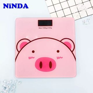 Cân sức khỏe điện tử heo hồng