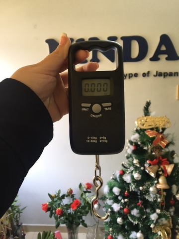 Cân móc treo mini cầm tay NiNDA SN50T tải trọng 50kg nhỏ gọn