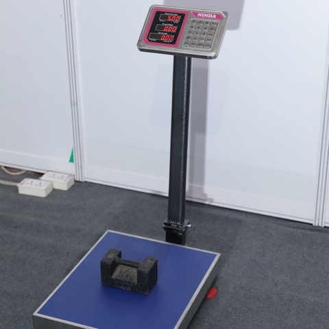Cân bàn điện tử NiNDA SNG-150 (A6-150) tải trọng 150kg/20g, cân phế liệu, kim khí, nông sản