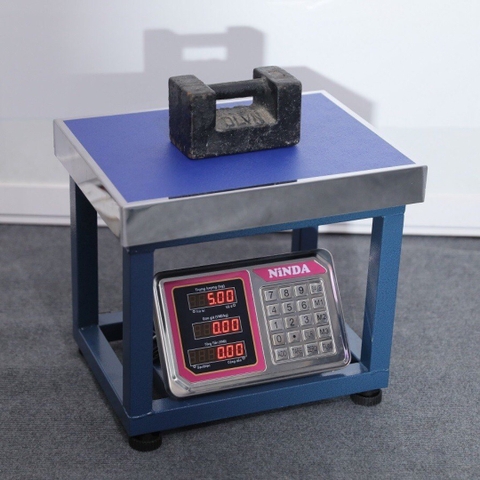 Cân ghế điện tử NiNDA AD6 tải trọng 150kg/20g, cân phế liệu, kim khí, nông sản