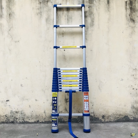 Thang nhôm rút gọn NiNDA NK-41 đai xanh cao 4m1