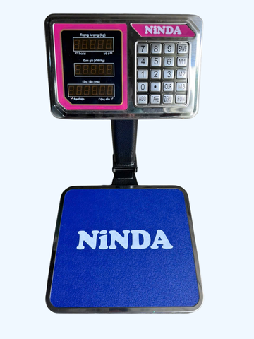 Cân điện tử 100kg NiNDA SNG-100T tính giá cân thực phẩm, cân bán hàng