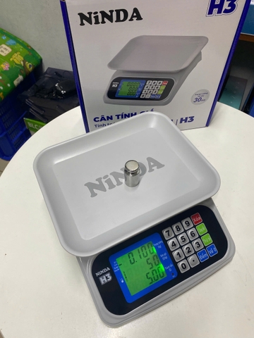 Cân điện tử tính giá NiNDA H3 cân tối đa 10kg, 20kg, 30kg