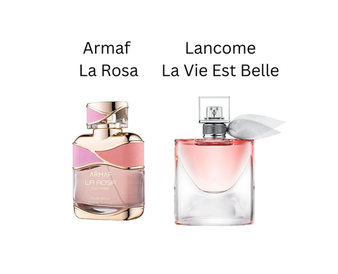 Armaf La Rosa - chị em sinh đôi của Lancome Lavie Est Belle