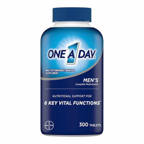 Viên Uống Vitamin Tổng Hợp Cho Nam Dưới 50 Tuổi Của Mỹ One A Day Men's Multivitamin , 300 Viên