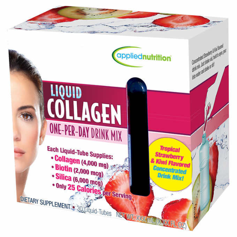 Collagen Dạng Nước Applied Nutrition Liquid Collagen Drink Mix 4000 mg , Hộp 30 Ống