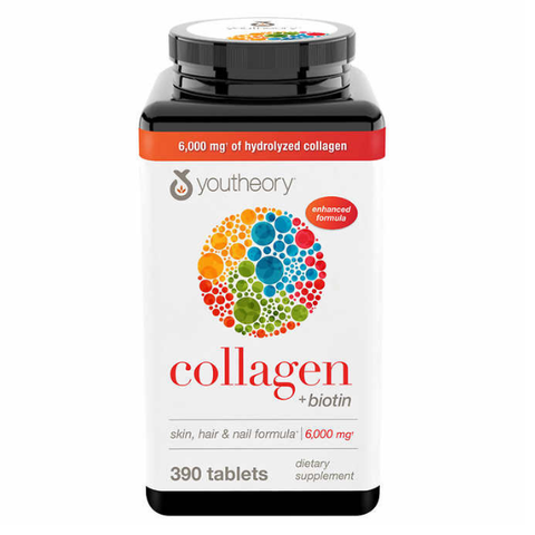 Viên Uống Collagen + Biotin Youtheory Mỹ 390 Viên