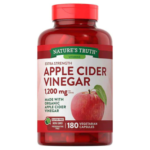 Viên Uống Giảm Cân Giấm Táo Nature's Truth Apple Cider Vinegar 1200 mg Của Mỹ ,180 Viên