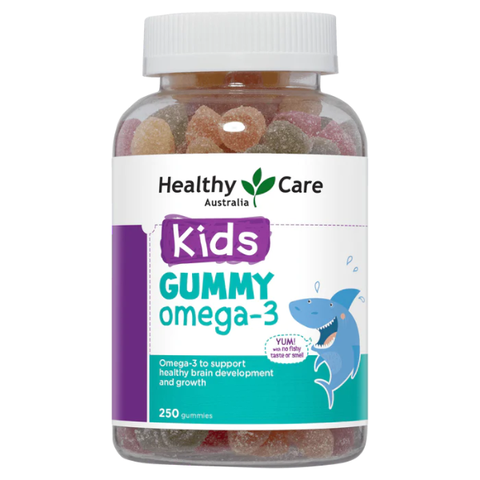 Kẹo Gummy Omega-3 Healthy Care Cho Bé Trên 2 Tuổi , 250 Viên