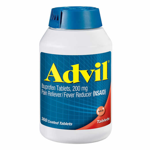 Viên Uống Giảm Đau Hạ Sốt Advil 200mg Của Mỹ ,360 Viên