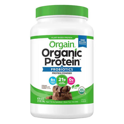 Bột Protein Hữu Cơ Orgain Organic Protein Hương Chocolate Của Mỹ ( Hộp 1,2 Kg )