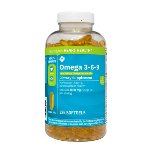 Viên Uống Bổ Sung Omega 3-6-9 Member’s Mark Supports Heart Health Của Mỹ , 325 Viên