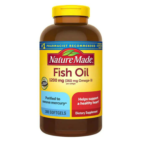 Viên Uống Bổ Sung Dầu Cá  Omega - 3 Nature Made Fish Oil 1200mg Của Mỹ