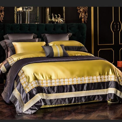 BỘ CHĂN GA LỤA CAP CẤP LUXURY LX02