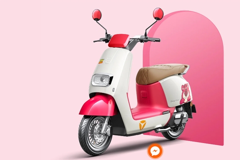 Xe máy điện Ocean Gấu dâu