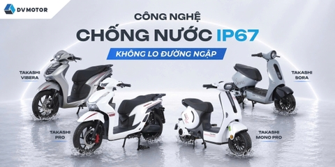 CÔNG NGHỆ IP67: XÓA TAN NỖI ÁM ẢNH LỘI NƯỚC MÙA MƯA