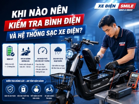 Khi Nào Nên Kiểm Tra Bình Điện Và Hệ Thống Sạc Xe Điện?