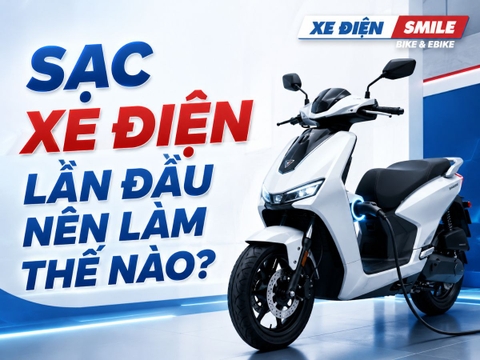 Sạc xe điện lần đầu nên làm thế nào?