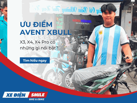 Ưu điểm nổi bật của xe đạp điện Avent Xbull được nhiều người ưa chuộng